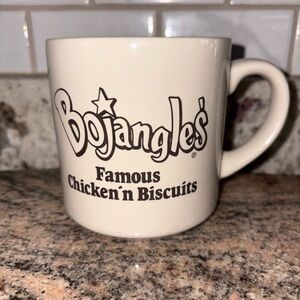 Bojangles ceramic coffee ☕️ mugCream Coffee Mug. Only in the South!#chickenbiscs